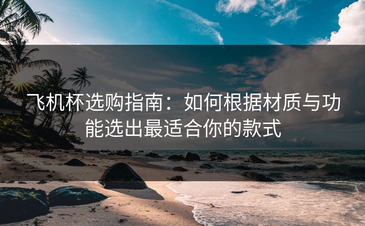 飞机杯选购指南：如何根据材质与功能选出最适合你的款式